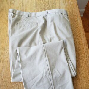 Savane Tailored Comfort Mens Chinos Expandable Waist - Size 42x30